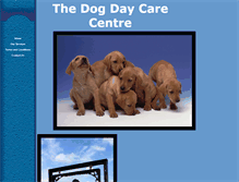 Tablet Screenshot of dogdaycarecentre.co.uk
